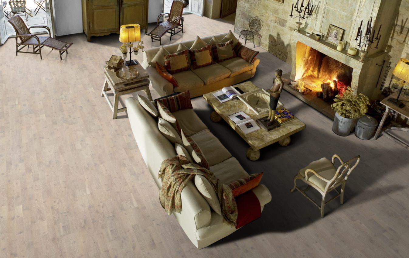 Паркетная доска Kahrs Гармония Дуб Ракушка Shell 153N6BEKS1KW240 Lively 2423×200×15